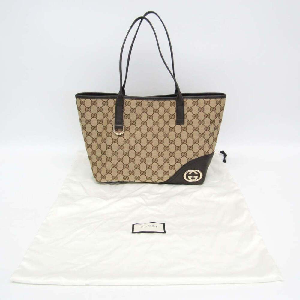 GUCCI Brown Leather Tote Bag - Picture 2 of 15